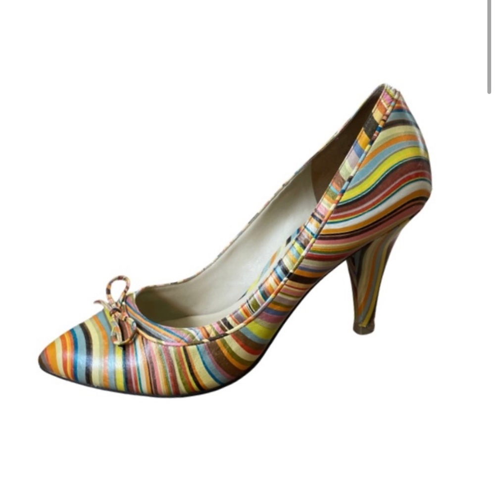 Paul Smith Swirl Striped Vintage Pumps | 41 - Picture 2 of 13